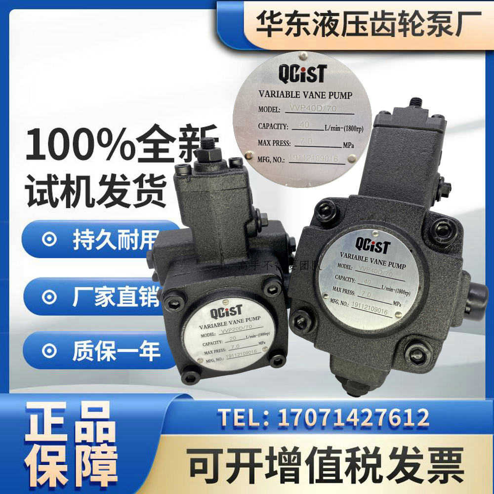 VVP20B/55秦川机床QCIST叶片泵VVP30B/70 VVP40B/35 VVP20B/70/35