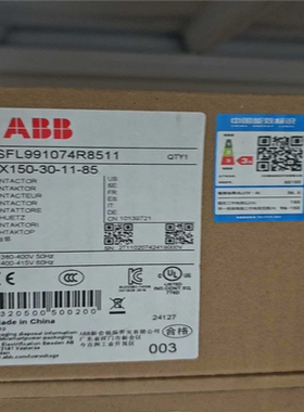 议~ABB接触器AX150-30-11-85，