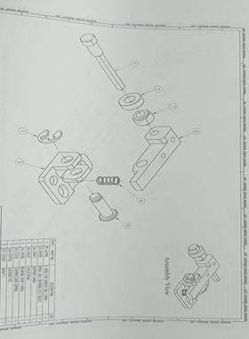 【顺庆】ASM AD830 AD838 支架导轮  01-21572【议价】