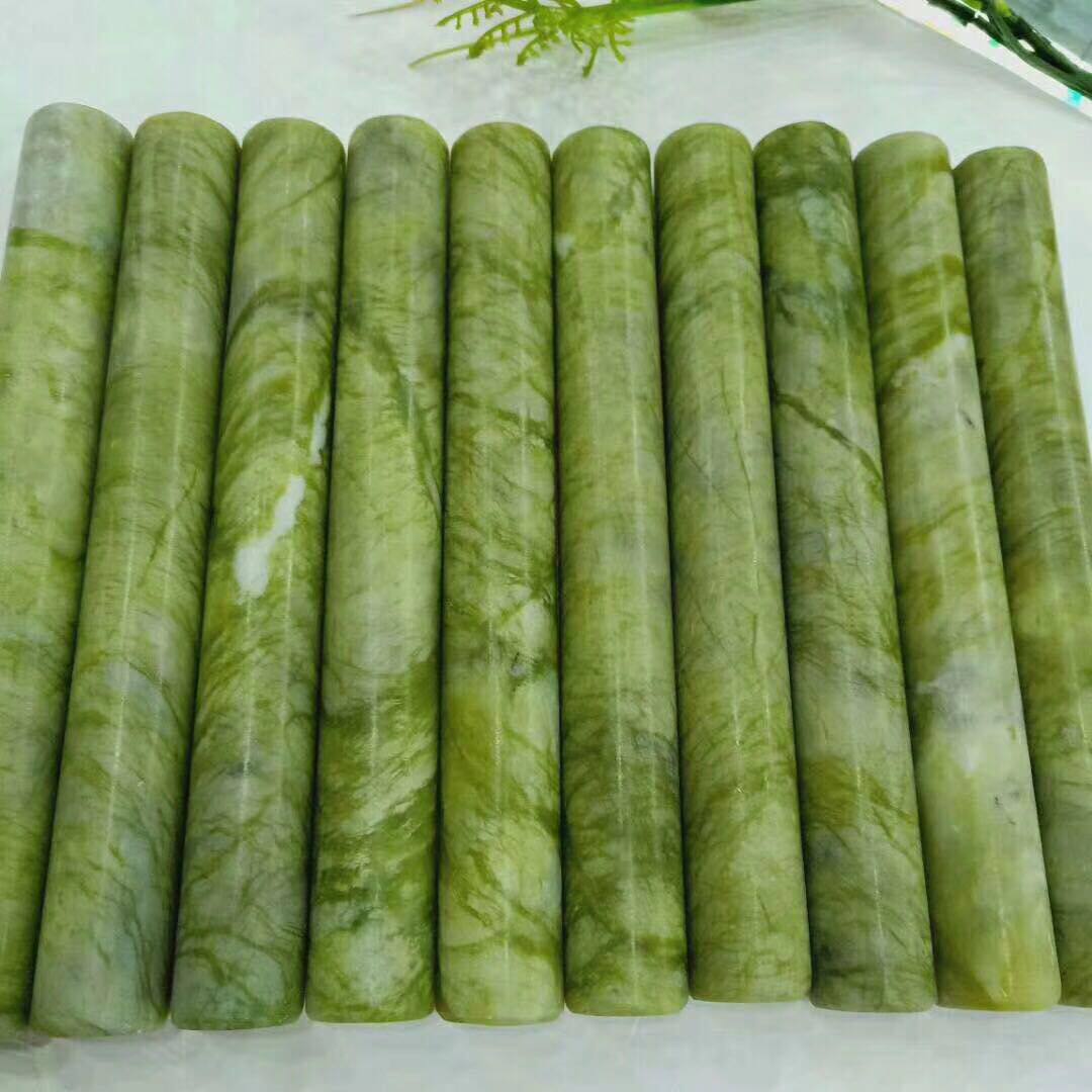岫玉擀面杖包饺子擀面条面食新款玉石擀面棒特价杆面皮家用不粘面