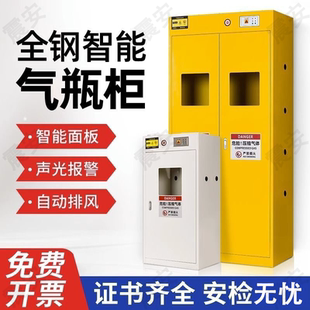 全钢防爆安全柜煤气柜气瓶柜乙炔氢气氧气生物实验室专用柜煤气罐