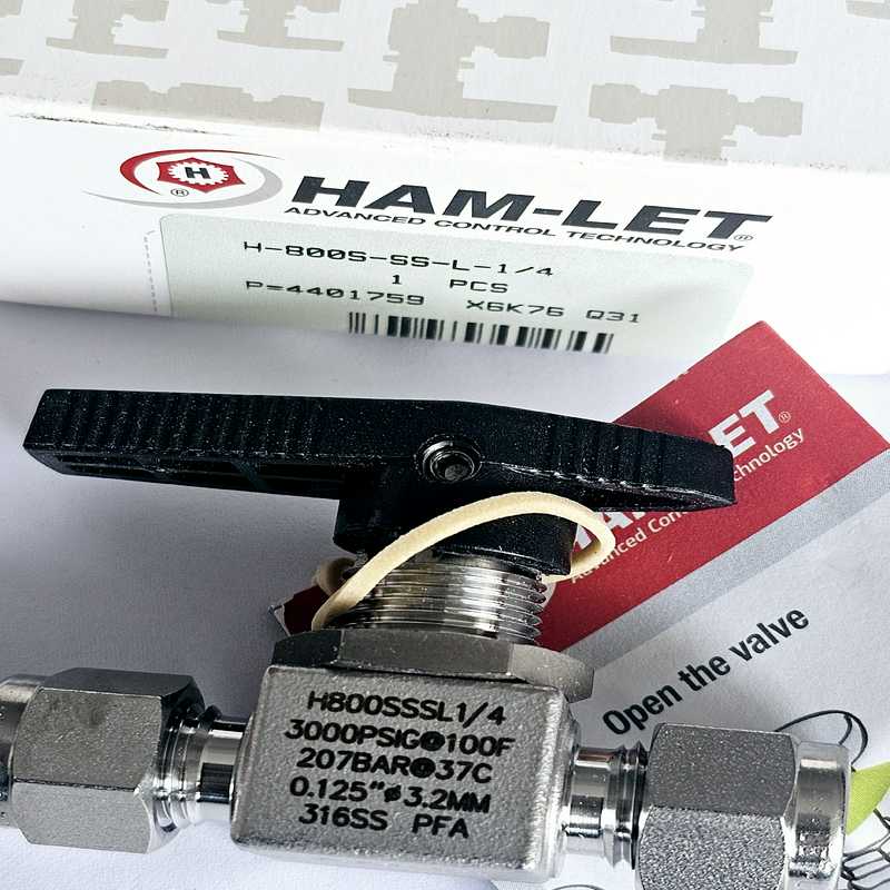 HAM-LET哈姆雷特H-800S-SS-L-14卡套球阀【南风商行】
