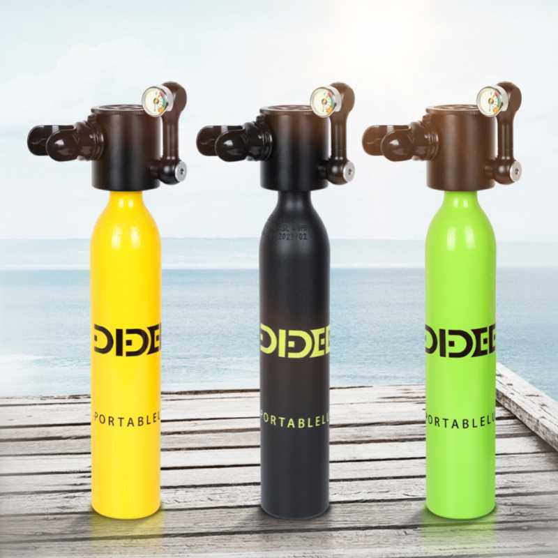 迷你小型便携式潜水专用氧气瓶深呼吸管/呼吸器