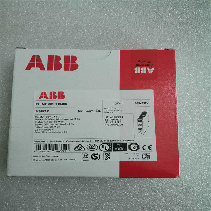 全新原装ABB继电器Sentry SSR32 24VDC 2TLA010052R0400 现货议价