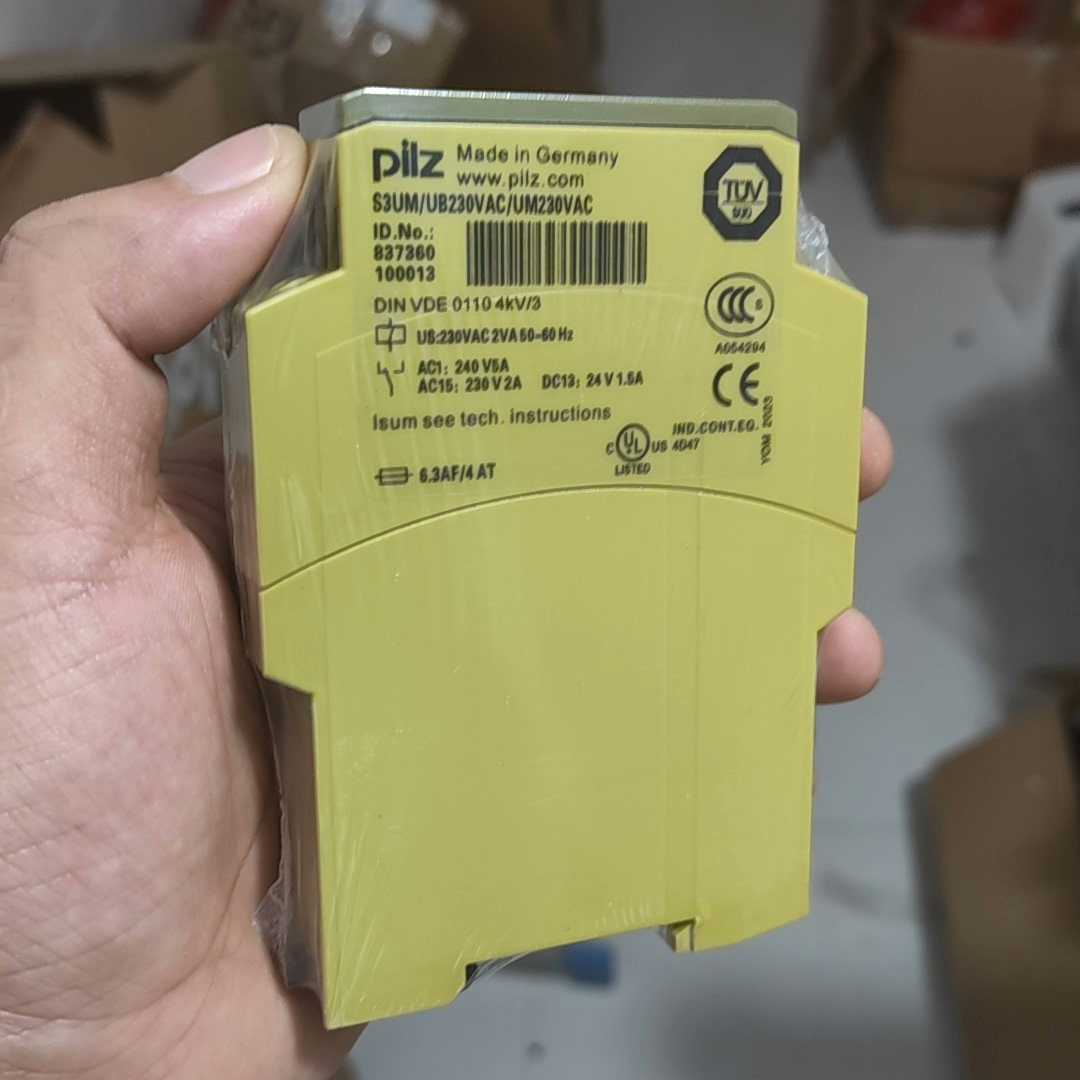 (议价)兹PiIZ安全继电器S3UM/UB230VAC/UM23