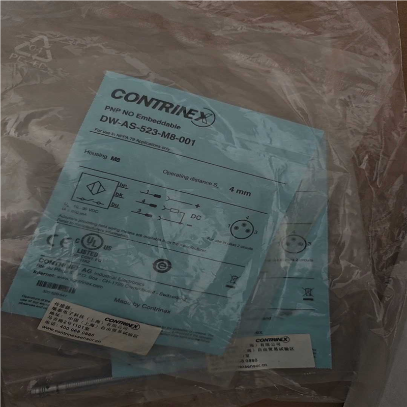 Contrinex堪泰DW-AS-523-M8-001电感式（基数电子）