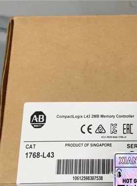 #PLC 1768-L43 库存未拆封 CPU模块 (崽崽配件）
