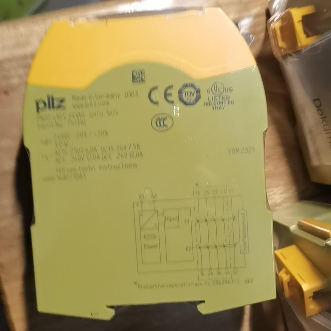 议~皮尔兹PNOZ安全继电器PiIZ S10 751110德国进