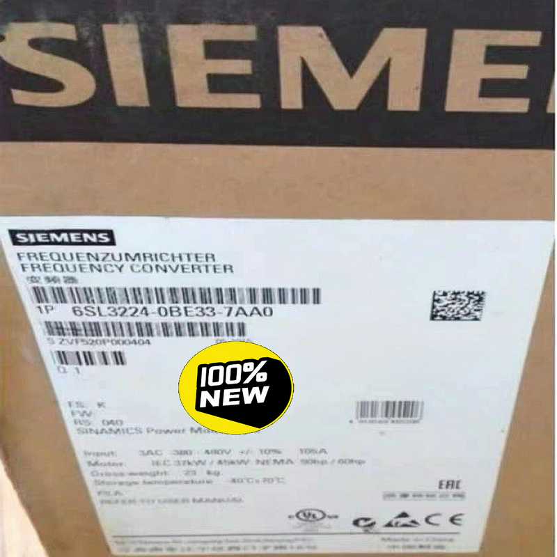 6SL3224-0BE33-7AA0西门子全新G120变频器（瓠子电子）