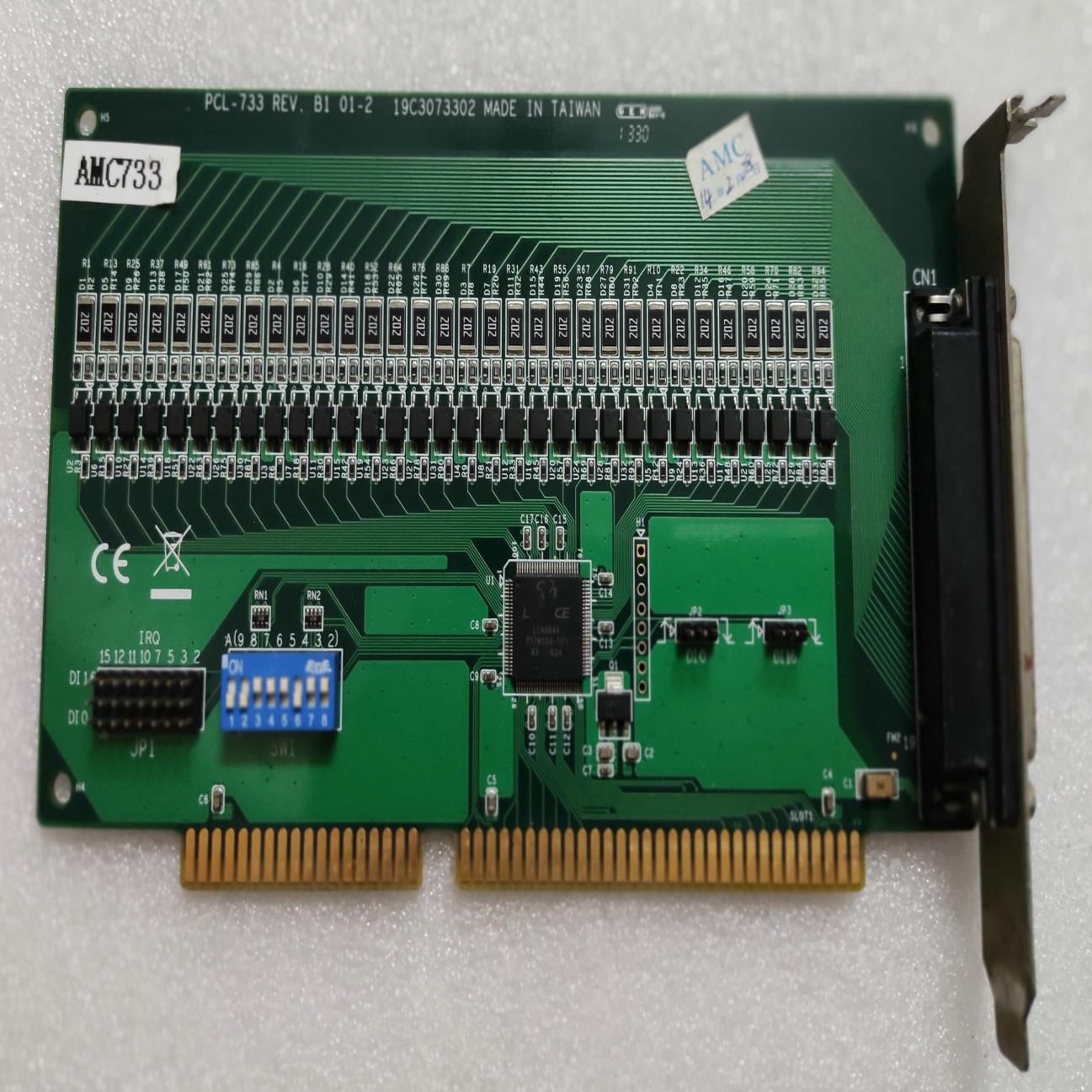 研华PCL-733 REVB1采集卡32路隔离数字输入卡控制卡 AMC733