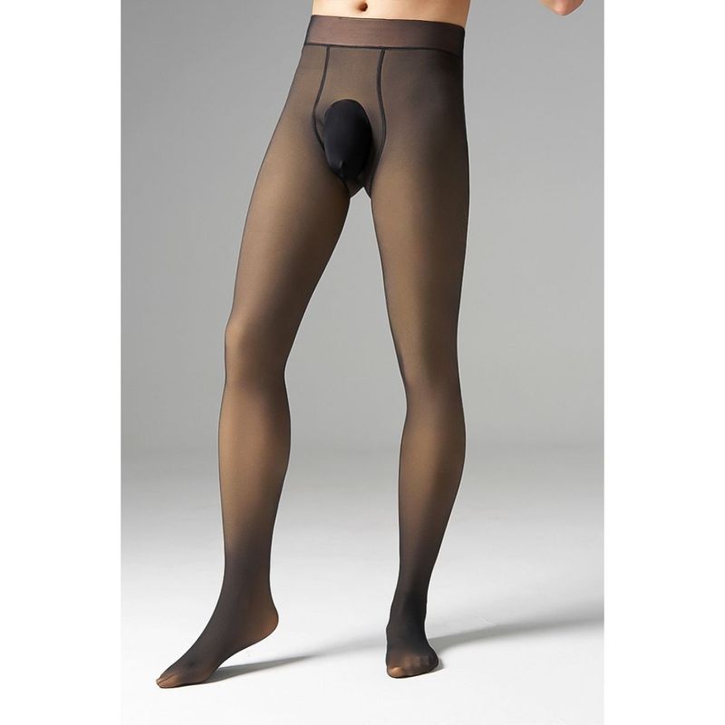 男士冬季隐形肉色光腿神器袜子男连裤袜绒裤保暖裤男款加绒打底裤