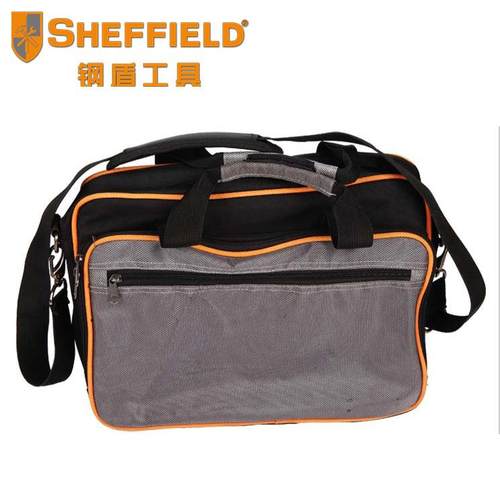 钢盾工具帆布大具包防水防多功能工具包号S023007电工维修雨单肩
