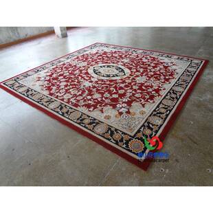 西兰进口羊毛红厅色藏式 大厅接室新 红742色复古客茶几待地毯中式