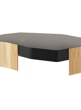 黑色创意钢琴烤漆几方形客BPK厅茶茶桌现代简长约网红小户型茶整