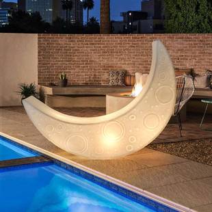 户外庭院月亮灯LSR落地氛围儿童酒房直店播间创意设计艺术装 饰落