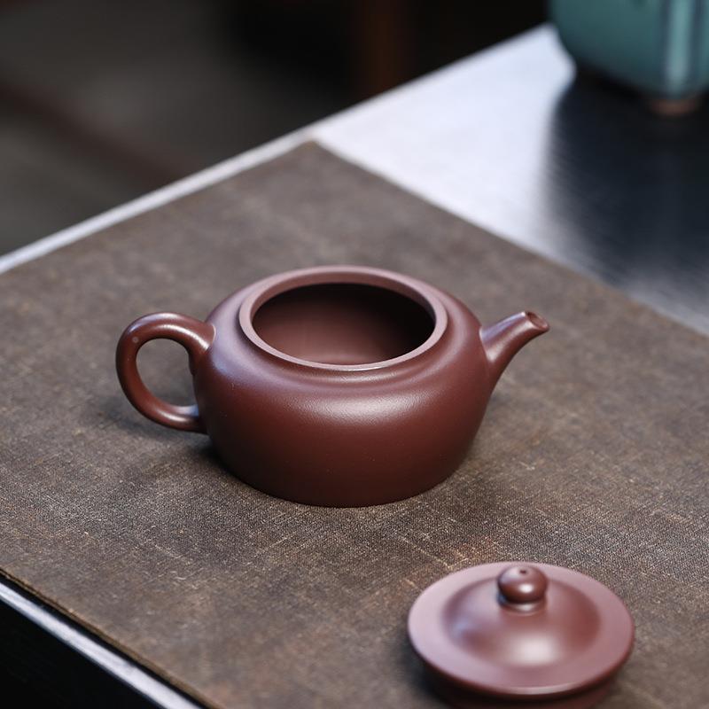 紫具砂约壶宜兴厂家价原矿紫砂中壶式简中102172和式家用泡茶茶单