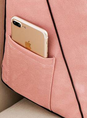 现代居家三角靠垫腰枕客沙发靠背垫可拆洗阳KJB002台飘窗护腰靠厅