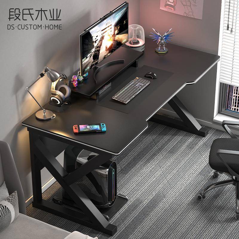 脑桌台式简易电竞桌椅用书桌学无品牌/生写电字公台家卧室桌子工