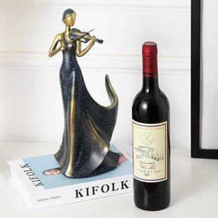 摆红酒架件69418119酒柜装品创意轻奢客摆厅家居饰玄关餐桌电视柜