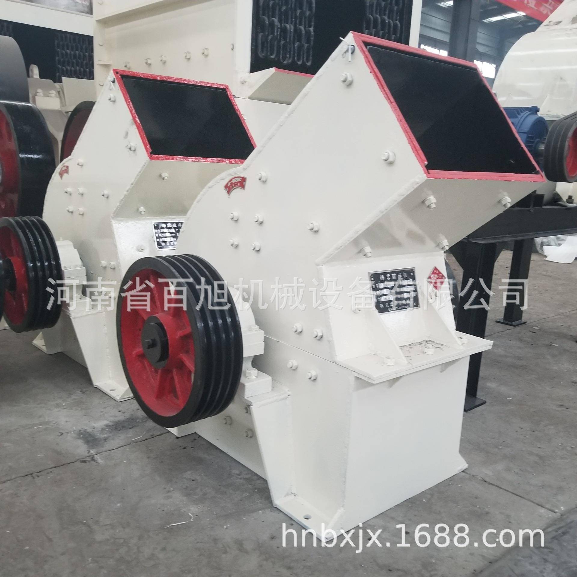 小型矿石料锤制砂机移式动锤破碎式输送BX374体机建筑垃圾一锤式