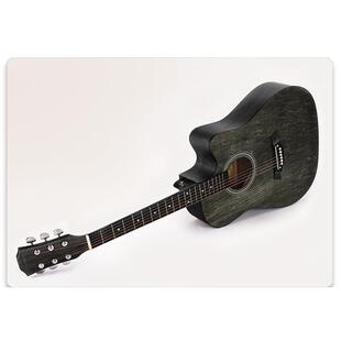 厂家直销4器1哑光初学者民谣吉他乐新手练41dm习琴琴行无寸标木吉