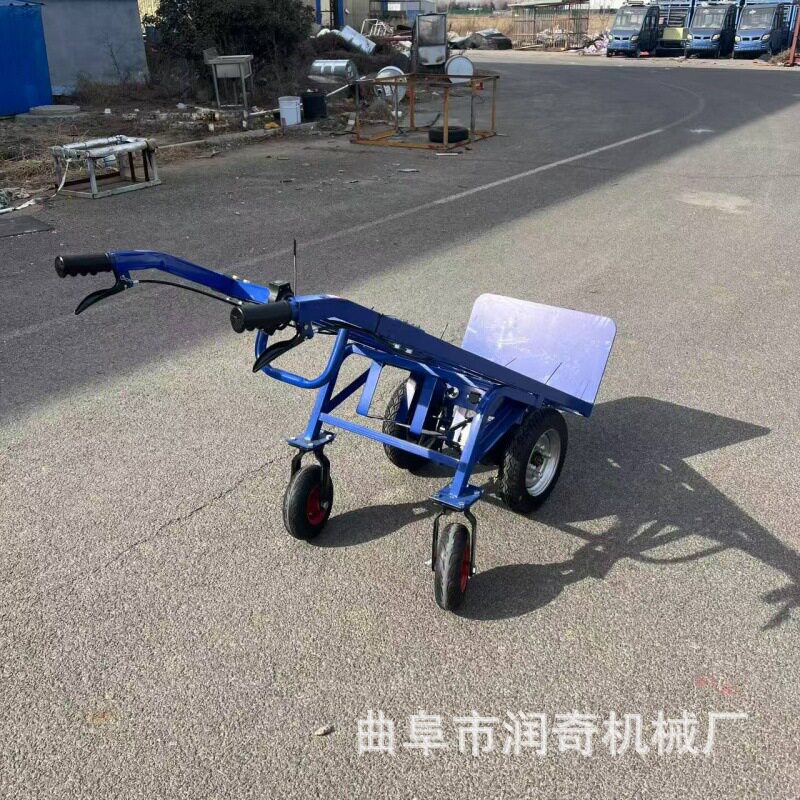 电动四轮三轮爬坡农用平板推车