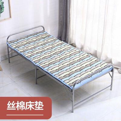 可折叠加厚透气弹簧床成人床休陪护午床折DHZ叠人钢丝床床网面网