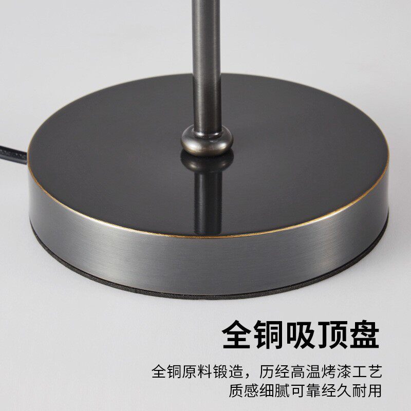 跨境美式全铜台灯简约护眼无频闪阅读台灯客厅书房卧室床头柜台灯