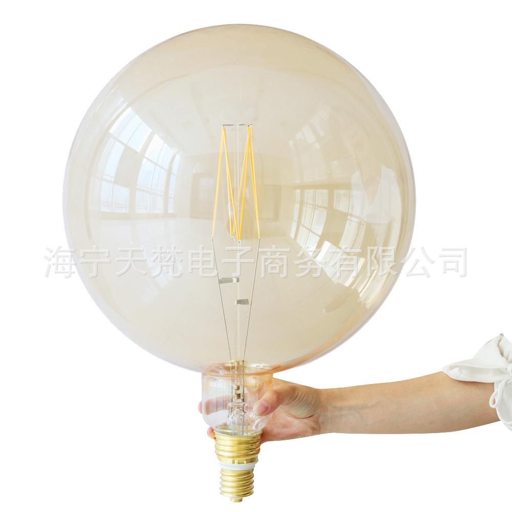 G380仿灯泡古大号仿古灯大泡LED灯丝灯吊灯业光源复古G380灯灯工