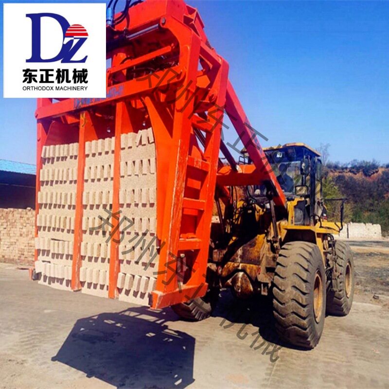 叉车属具改造抱砖机免掉砖破损低