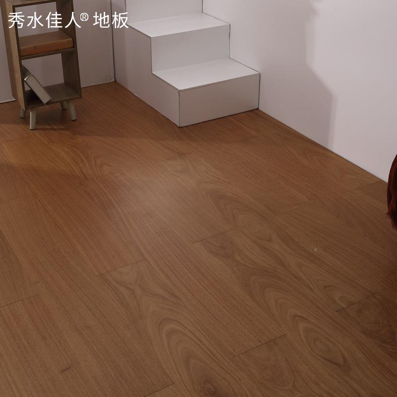 木1200用全桦基材多层实木复合地板1E.2家锁扣黑胡桃NF橡地暖直销