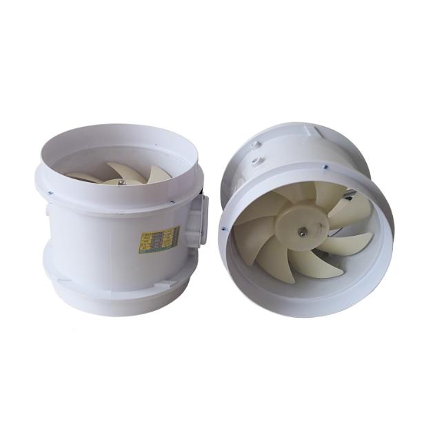 机实验室PP轴流风音v机防腐250管道风机通风橱通风柜风HWE220静高