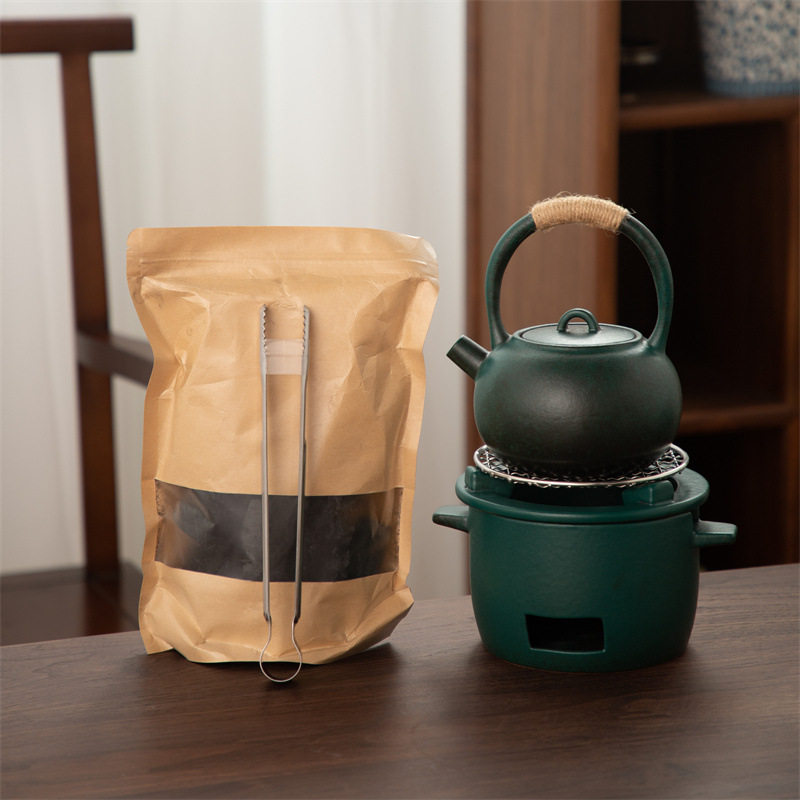 围炉煮茶宝石绿双耳炉套装配件