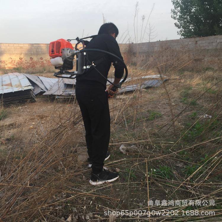 00003四草冲程侧挂式割灌机园林杂汽油剪负机果园修大棚背式翻土