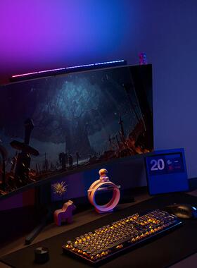 010础版灯LY基MA275X曲面屏幕挂灯电脑护眼显示器灯显示屏屏幕挂