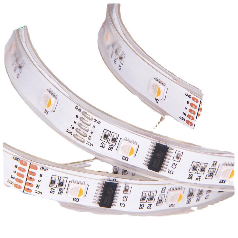 505变色3灯带0灯RGBW七彩条套管12V低压全彩亮化0灯LEDAL674094灯