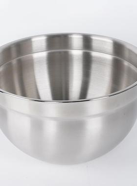 37800m不锈和面拌盘加厚搅沙拉c家用打蛋盆餐厅蔬菜加高料钢理盆