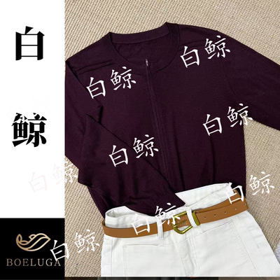 秋季圆领拉链开衫时尚百搭宽松休闲2634