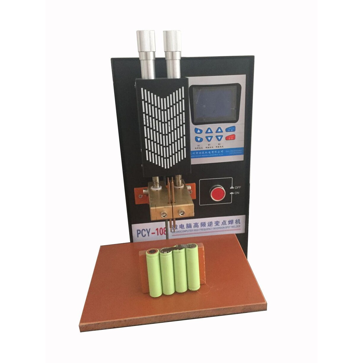 厂家直销电动牙刷14500 5号电池点焊机 脚踏台式 深圳朋辰机电