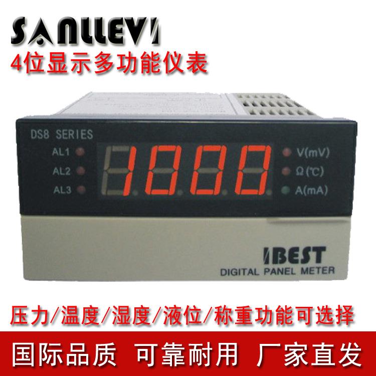 压力/温度显示器仪表、湿度/称重传感器控制器带RS485通讯DS8山崴