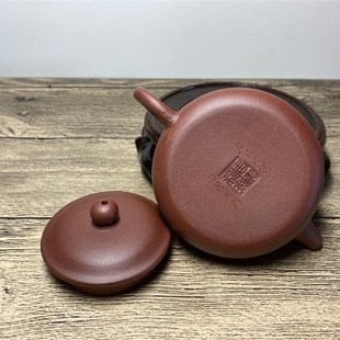 扁仿古120毫升 68一把 功夫茶小品壶M 宜兴紫砂壶 特 原矿老紫泥