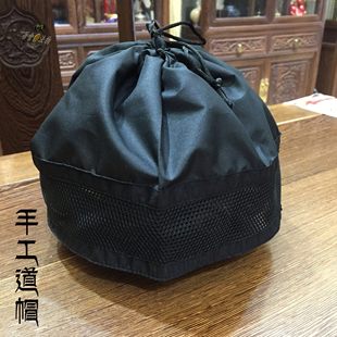 手工头包道士道帽道巾道家高功冠搭配大小可调绸缎布料包头帽均码