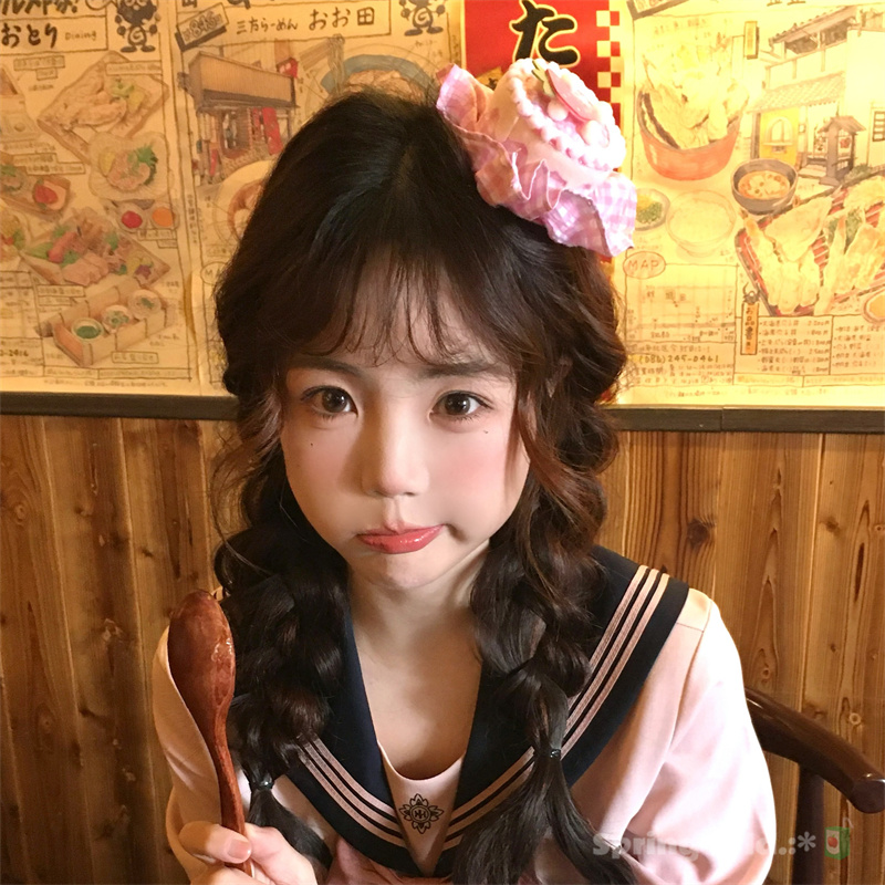 甜美少女心粉色草莓小蛋糕发夹