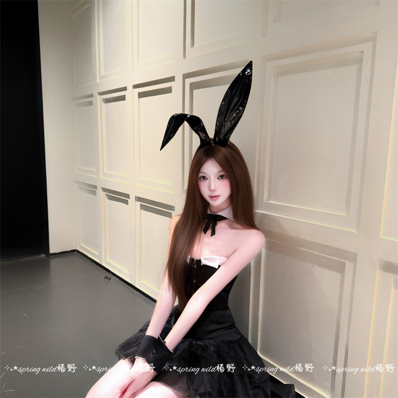 万圣节派对纯欲辣妹风兔女郎发箍