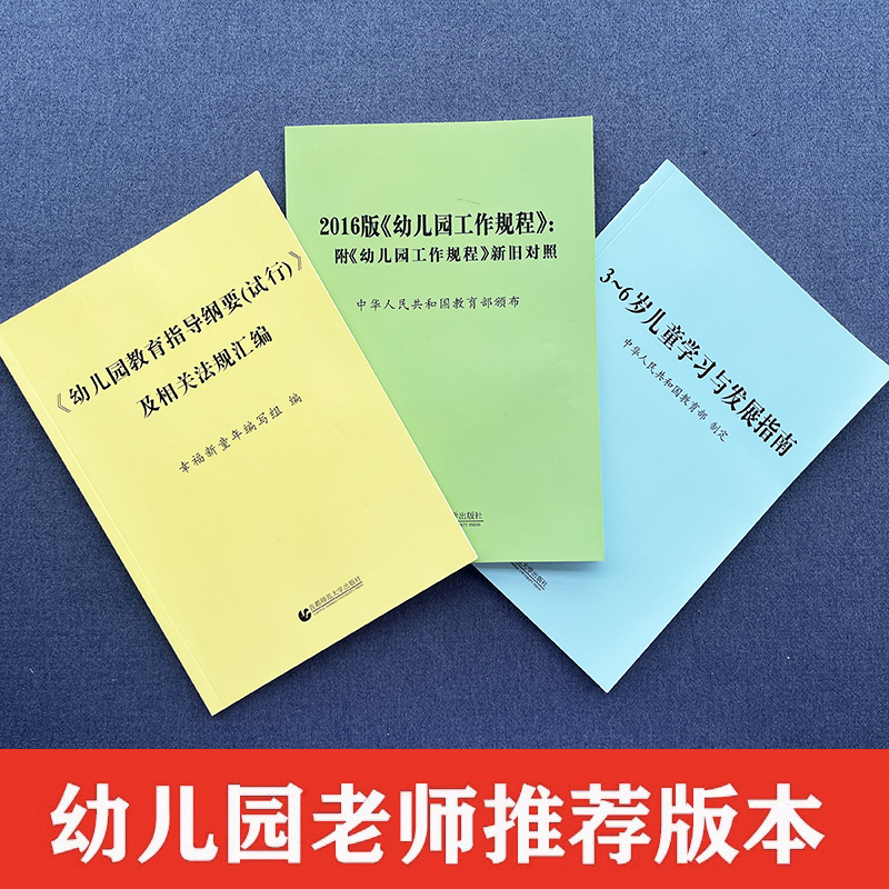 发展与指南指导纲要工作规程教资