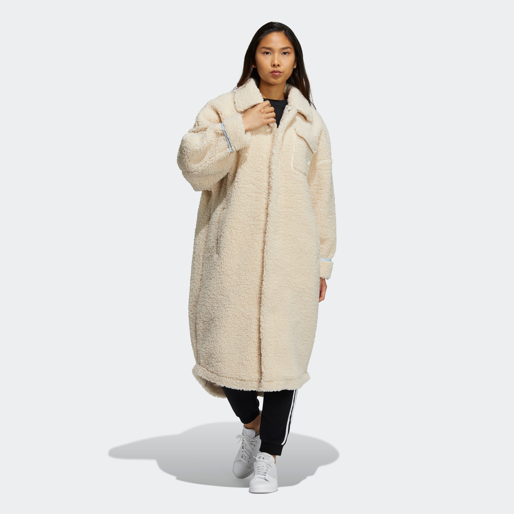 Adidas/阿迪达斯 女子三叶草 JACKET 运动外套茄克 HC0308