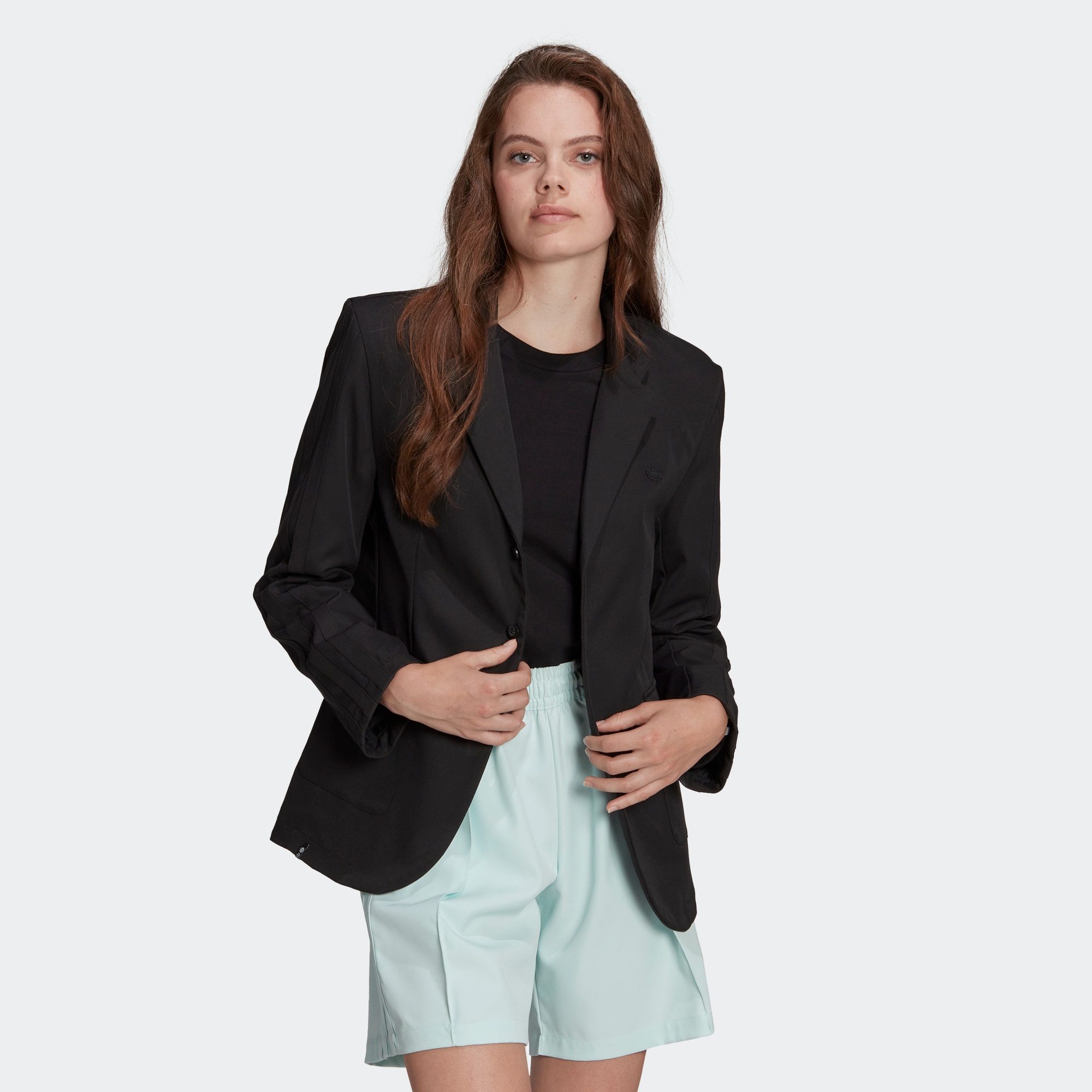 Adidas/阿迪达斯 男女三叶草休闲运动宽松西装外套 HN3670