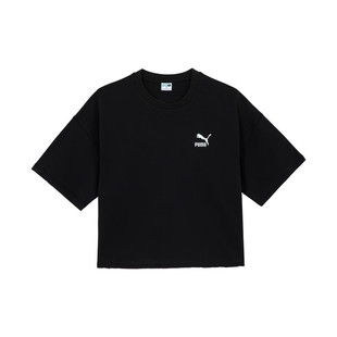 puma/彪马 女子 休闲刺绣短袖运动百搭T恤 CLASSICS 622963