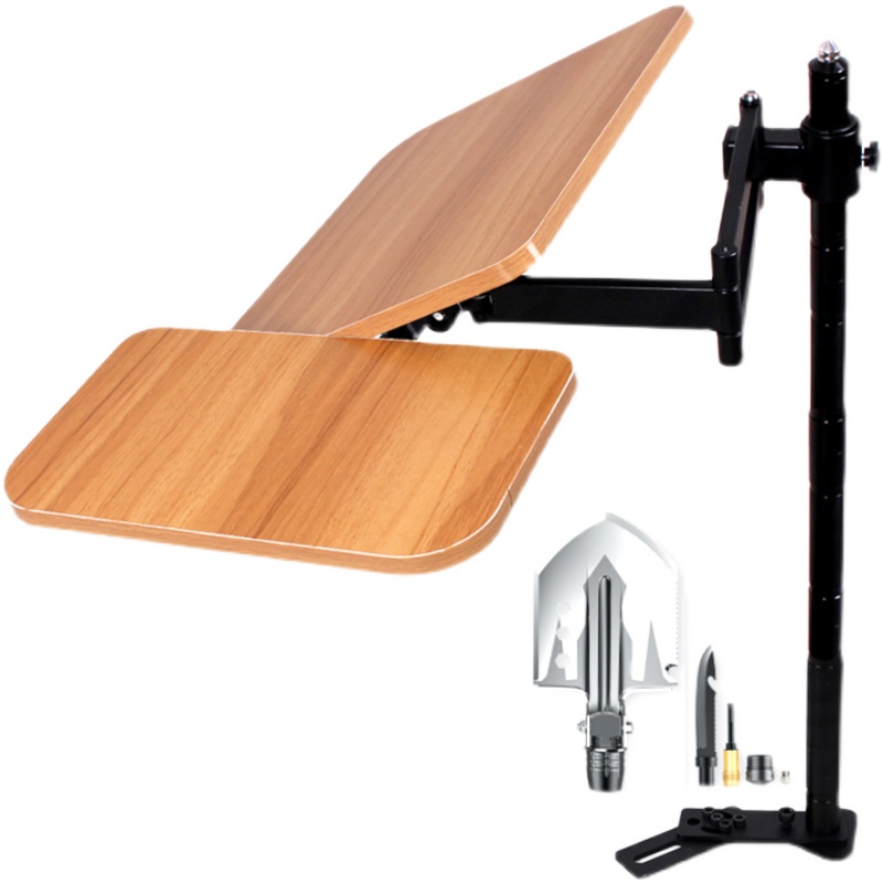 车载小桌板车载折叠桌后r排餐桌升降旋转笔记本支架车内办公学习