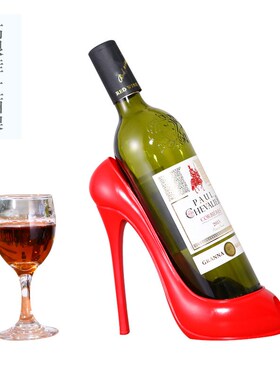 高跟鞋红酒架摆件酒架家居装饰品酒G柜饰品葡萄酒架树脂欧式创意